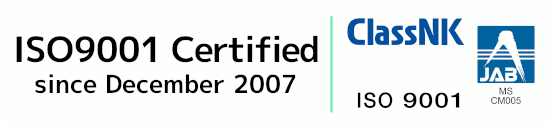 ISO 9001 Certified since December 2007 